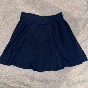 Dark Navy Flared Skirt Urban CoCo
